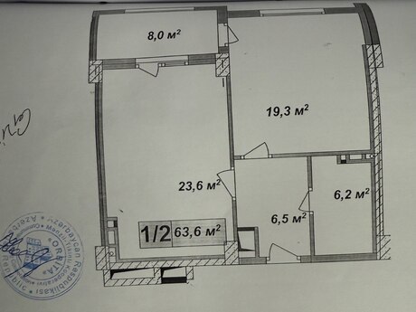 1 otaqlı mənzil, 64 m², Qara Qarayev: 200 320 ₼ 4