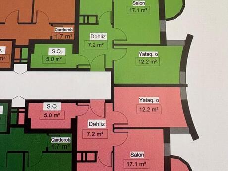 2 otaqlı yeni tikili - Lökbatan q. - 77.8 m²