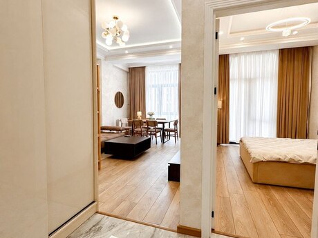 Nəsimidə 2 otaqlı yeni tikili mənzil kirayə verilir, 60 m², 1 100 AZN/ay, şəkil 4 / 12