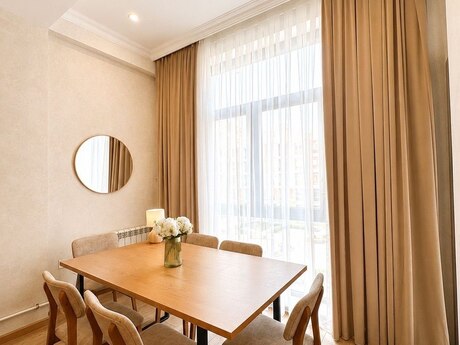 Nəsimidə 2 otaqlı yeni tikili mənzil kirayə verilir, 60 m², 1 100 AZN/ay, şəkil 2 / 12