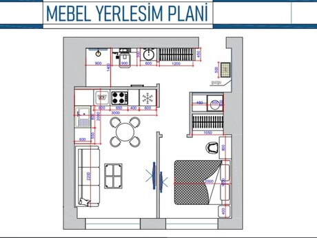 2-комнатная квартира, 46 м², Lake City: 170 000 ₼ 2