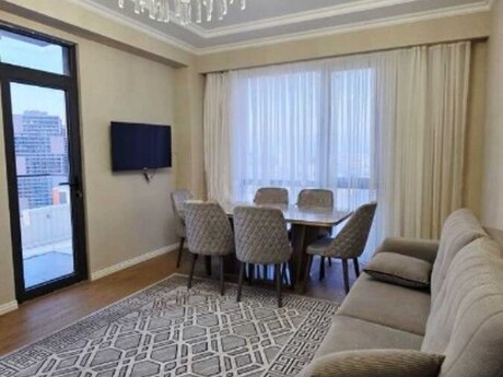 Elan №6150910 - Bakı, İnşaatçılar m., 3 otaqlı, 90 m², 18/19 mərtəbə
