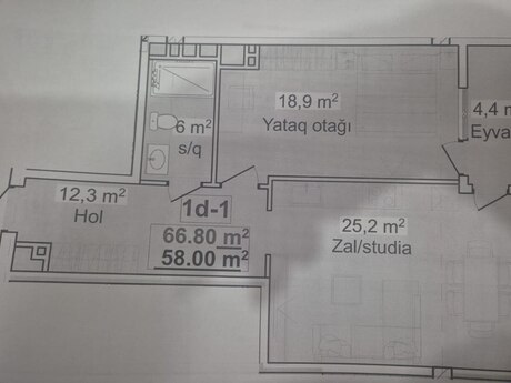 2-room apartment, 67 m², Avant Vista: 161 000 ₼ 3