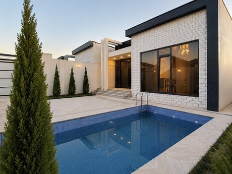 4 otaqlı həyət evi/bağ evi - Şüvəlan q. - 140 m²