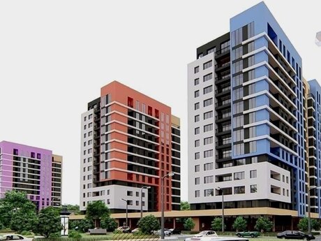 Qarayev City kompleksində 3 otaqlı yeni tikili mənzil satılır, 156 m², 328 000 AZN, şəkil 2 / 4