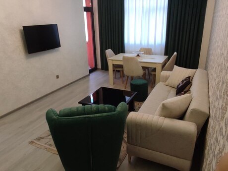 2 otaqlı yeni tikili - Şah İsmayıl Xətai m. - 60 m²