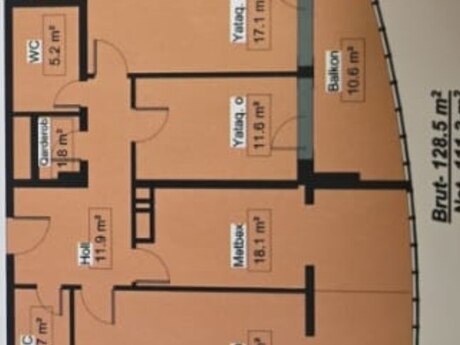3 otaqlı mənzil, 129 m², Lökbatan: 159 000 ₼ 2