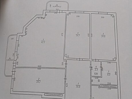 3 otaqlı mənzil, 155 m², İnşaatçılar: 263 000 ₼ 2