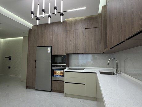 2 otaqlı yeni tikili - Şah İsmayıl Xətai m. - 88 m²