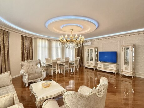 3 otaqlı yeni tikili - Şah İsmayıl Xətai m. - 160 m²
