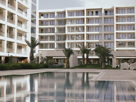 1 otaqlı yeni tikili - Nardaran q. - 56 m²
