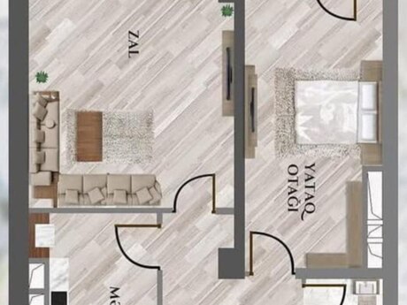 2 otaqlı mənzil, 78 m², Blue Residence: 194 000 ₼ 2