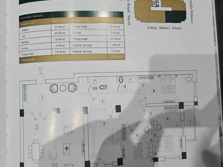 4 otaqlı mənzil, 178 m², Nəriman Nərimanov: 552 000 ₼ 5