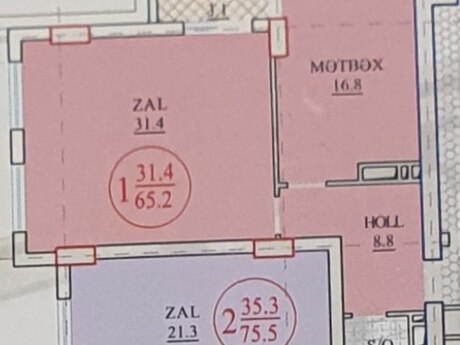1-комнатная квартира, 65,2 м², Azadlıq Prospekti: 205 000 ₼ 4