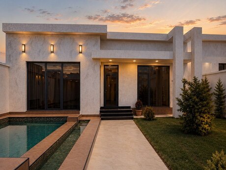 4 otaqlı həyət evi/bağ evi - Mərdəkan q. - 140 m²