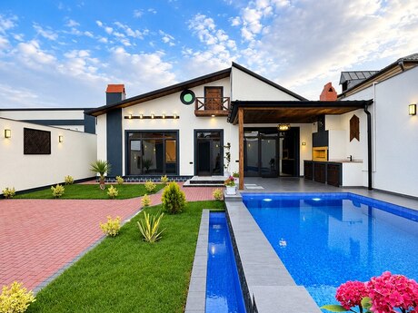 4 otaqlı həyət evi/bağ evi - Mərdəkan q. - 155 m²