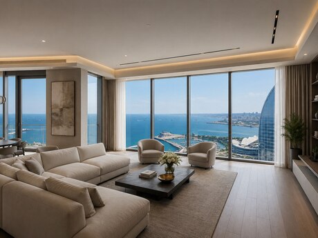 Elan №6241171 - Bakı, Səbail r., 2 otaqlı, 100 m², 20/33 mərtəbə