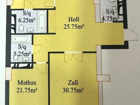 3 otaqlı mənzil, 155 m², Nəriman Nərimanov: 449 000 ₼ 3