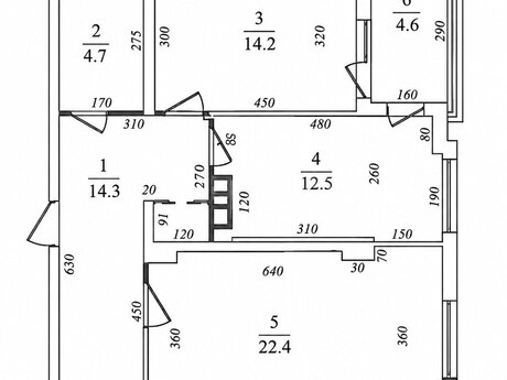 2 otaqlı mənzil, 75 m², Qara Qarayev: 215 000 ₼ 2