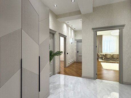 4 otaqlı yeni tikili - 8 Noyabr m. - 130 m²