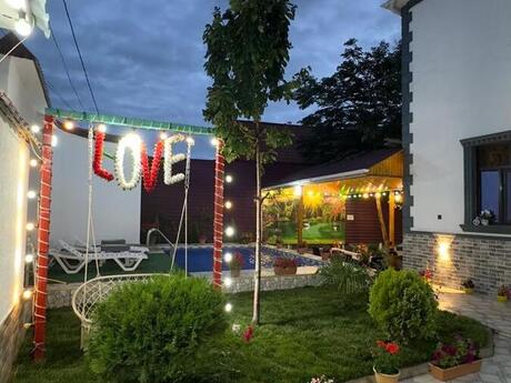5 otaqlı həyət evi/bağ evi - Qəbələ - 220 m²