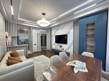 3 otaqlı yeni tikili - Ağ şəhər q. - 100 m²