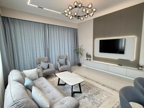 Ağ şəhərdə 3 otaqlı yeni tikili mənzil kirayə verilir, 120 m², 2 500 AZN/ay, şəkil 4 / 12