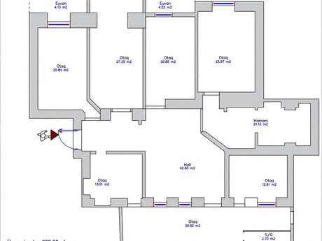 5 otaqlı mənzil, 210 m², Sahil: 1 200 000 ₼ 4