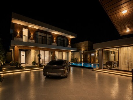 4 otaqlı həyət evi/bağ evi - Buzovna q. - 260 m²