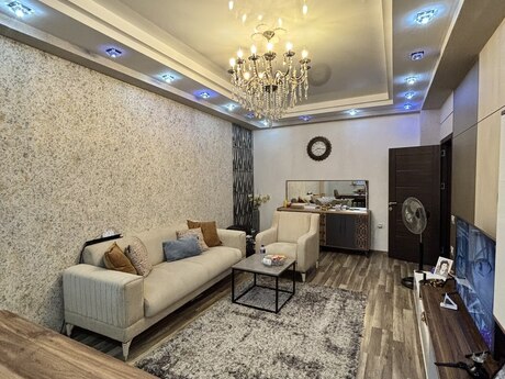 2 otaqlı yeni tikili - Həzi Aslanov m. - 90 m²