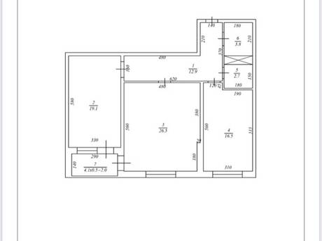 2 otaqlı mənzil, 100 m², Əhmədli: 210 000 ₼ 2
