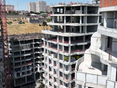 2-комн. новостройка - пос. Бакиханова - 53.1 м²