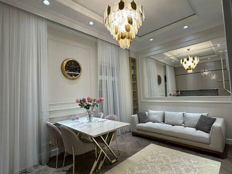 2 otaq · 60 m² · 5/7 mərtəbə, Ağ şəhər