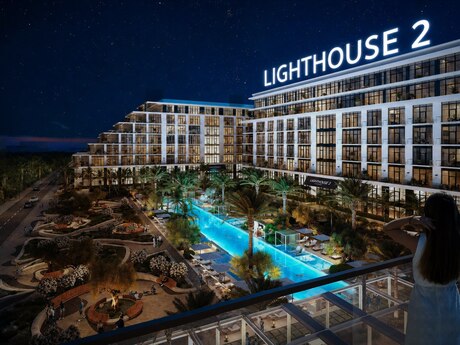 2-комн. новостройка - пос. Sea Breeze - 65.2 м²