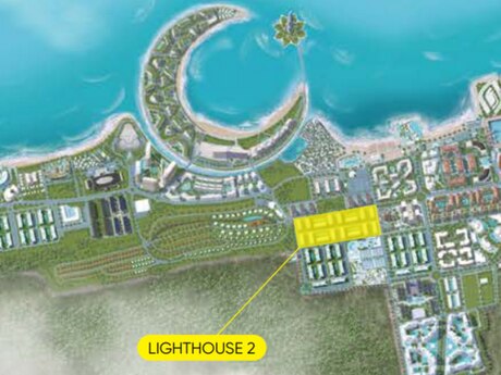 2-комн. новостройка - пос. Sea Breeze - 65.2 м²