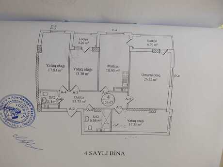 4 otaqlı mənzil, 126 m², Qara Qarayev: 315 000 ₼ 2