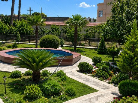 8 otaqlı həyət evi/bağ evi - Xətai r. - 1000 m²