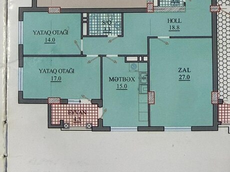 3-комнатная квартира, 105 м², 28 May: 293 000 ₼ 3