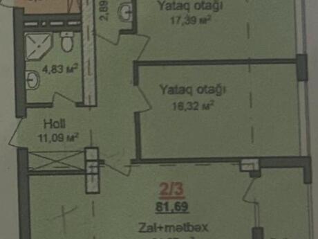 3 otaqlı mənzil, 82 m², Qara Qarayev: 225 000 ₼ 5
