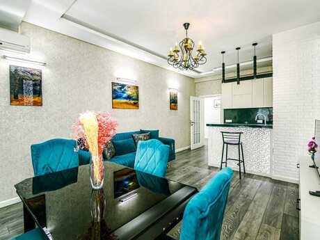 2 otaqlı yeni tikili - Şah İsmayıl Xətai m. - 80 m²