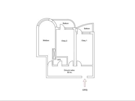 2 otaqlı mənzil, 90 m², Şah İsmayıl Xətai: 270 000 ₼ 3
