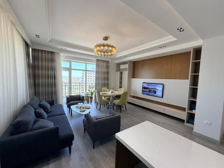 Ağ şəhərdə 3 otaqlı yeni tikili mənzil kirayə verilir, 135 m², 3 000 AZN/ay, şəkil 2 / 12