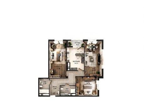 3 otaqlı mənzil, 120 m², 28 May: 325 000 ₼ 5
