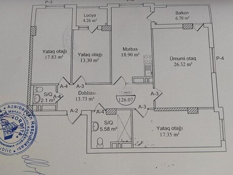 4 otaqlı mənzil, 127 m², Qara Qarayev: 313 000 ₼ 4