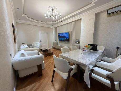 3 otaqlı yeni tikili - Həzi Aslanov m. - 103 m²