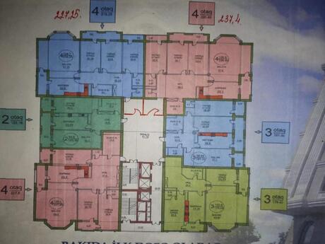 3 otaqlı mənzil, 162 m², Nərimanov: 469 500 ₼ 2