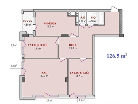 3 otaqlı mənzil, 127 m², Nərimanov: 417 000 ₼ 4