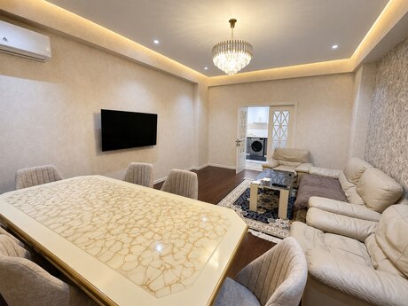 2 otaqlı yeni tikili - Şah İsmayıl Xətai m. - 73 m²