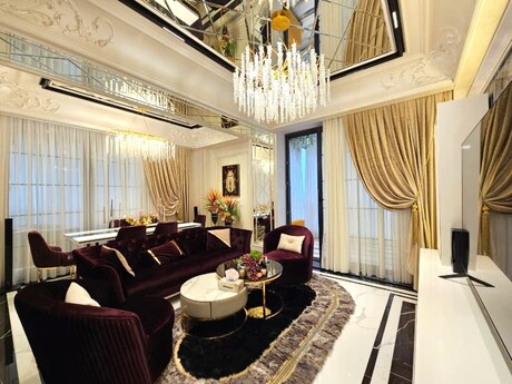4 otaqlı yeni tikili - Nəriman Nərimanov m. - 165 m²
