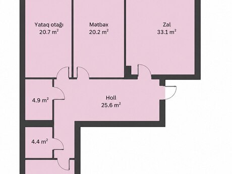 3 otaqlı mənzil, 134 m², Nərimanov: 388 000 ₼ 2